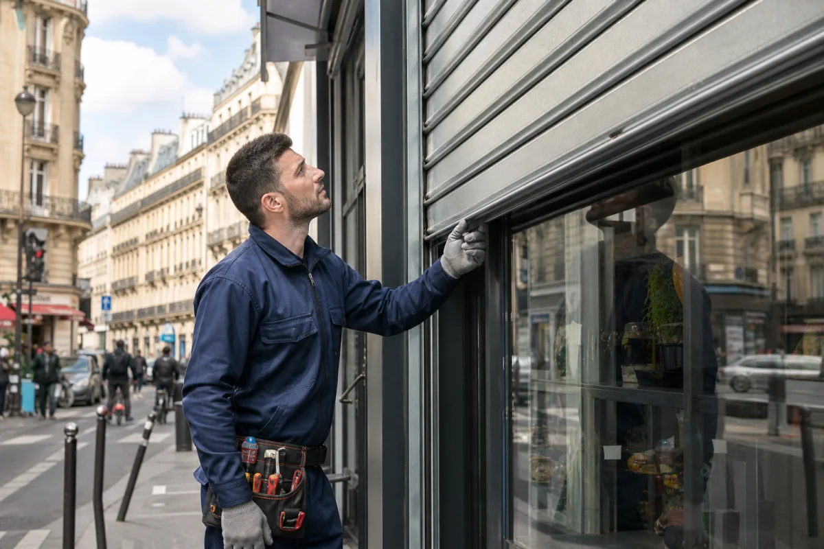 depannage rideau metallique paris