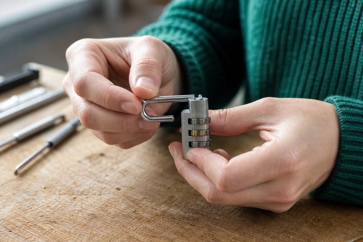 comment changer le code d'un cadenas 3 chiffres