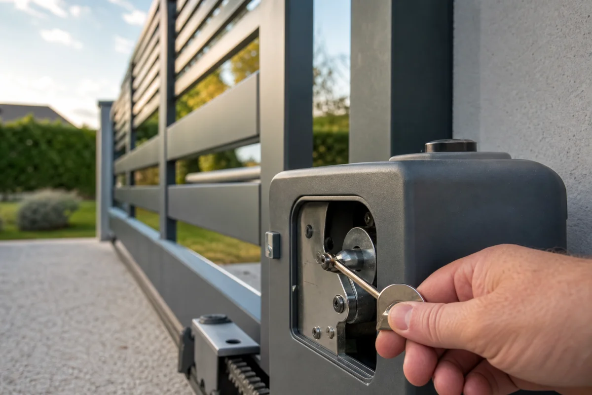 comment ouvrir un portail électrique manuellement