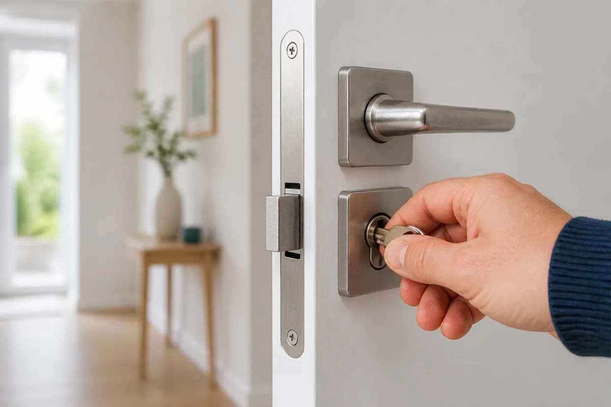 fonctionnement serrure porte