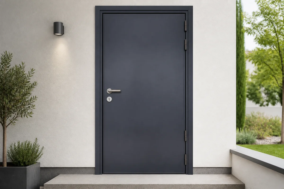 porte de service anti-effraction