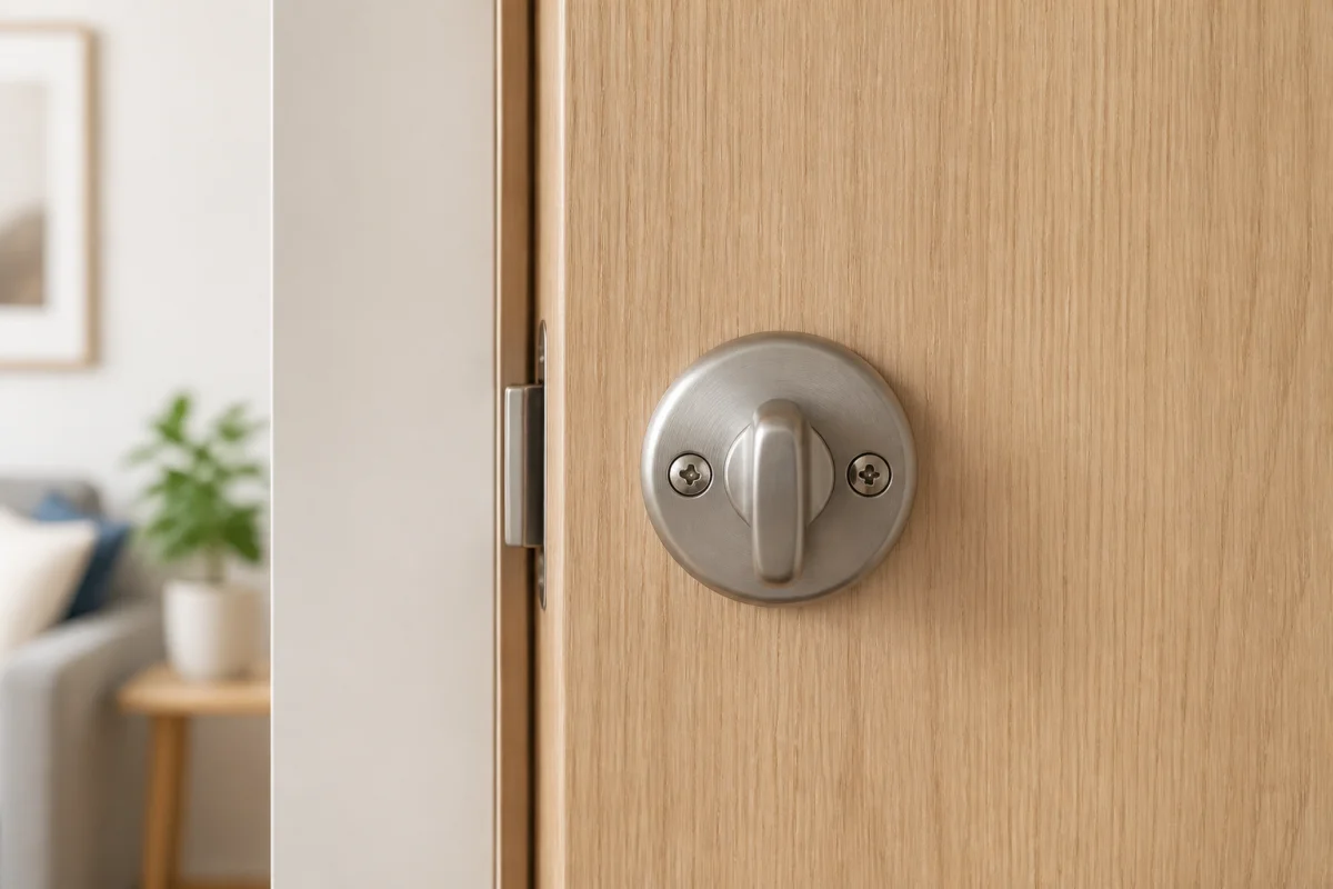 serrure porte intérieure sans clé