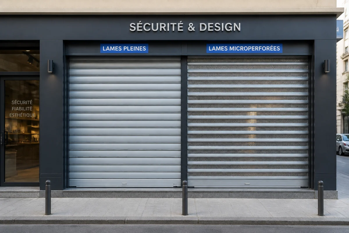 rideau métallique sécurité