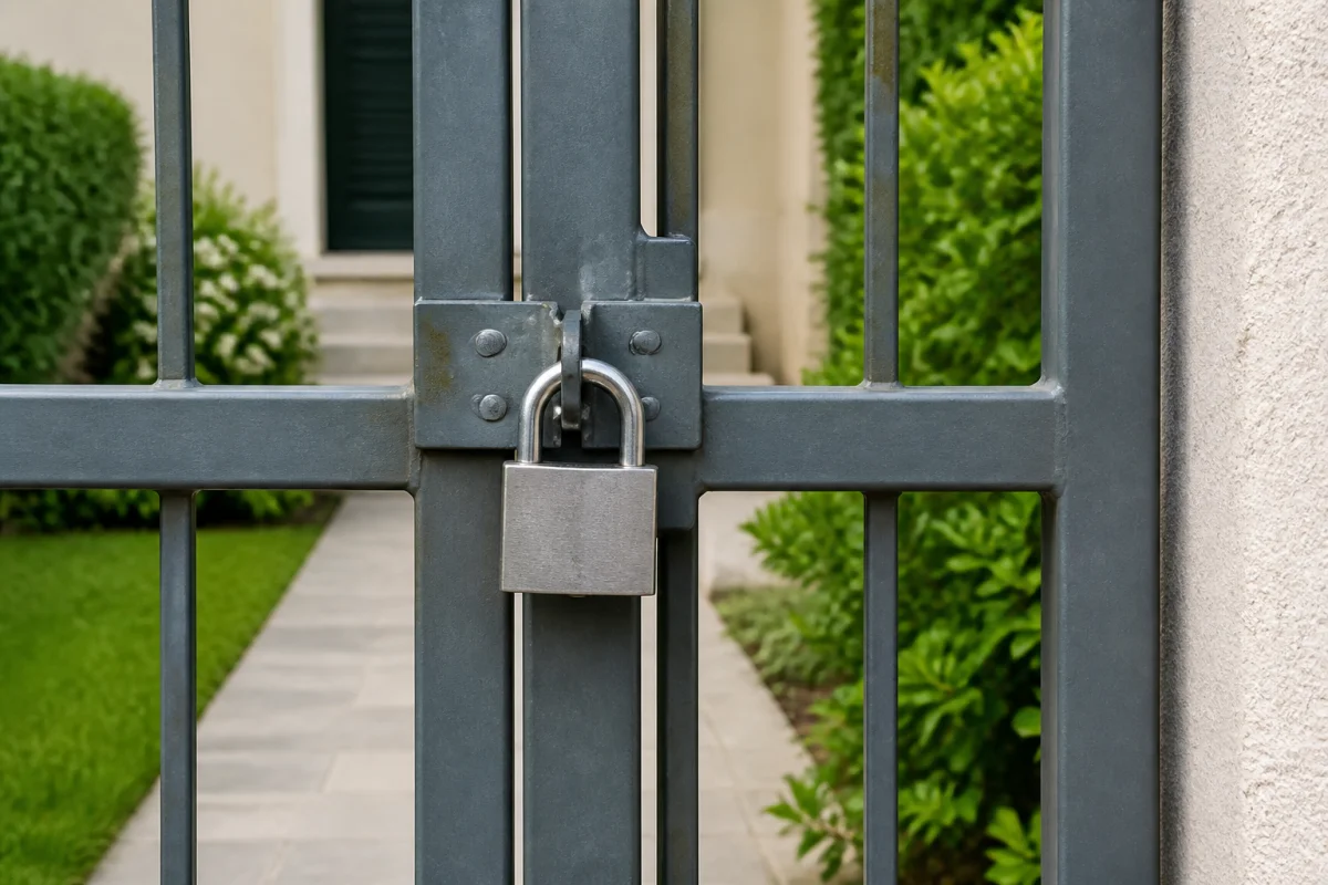 Comment sécuriser un cadenas de portail efficacement