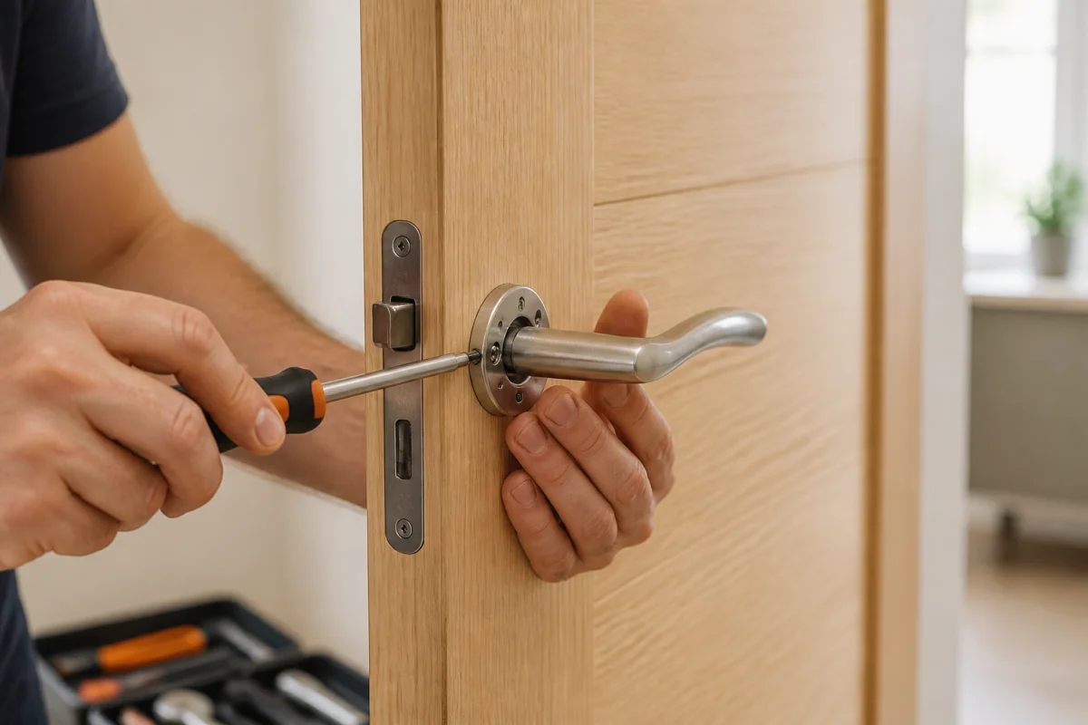 Remplacer une clenche de porte facilement et proprement