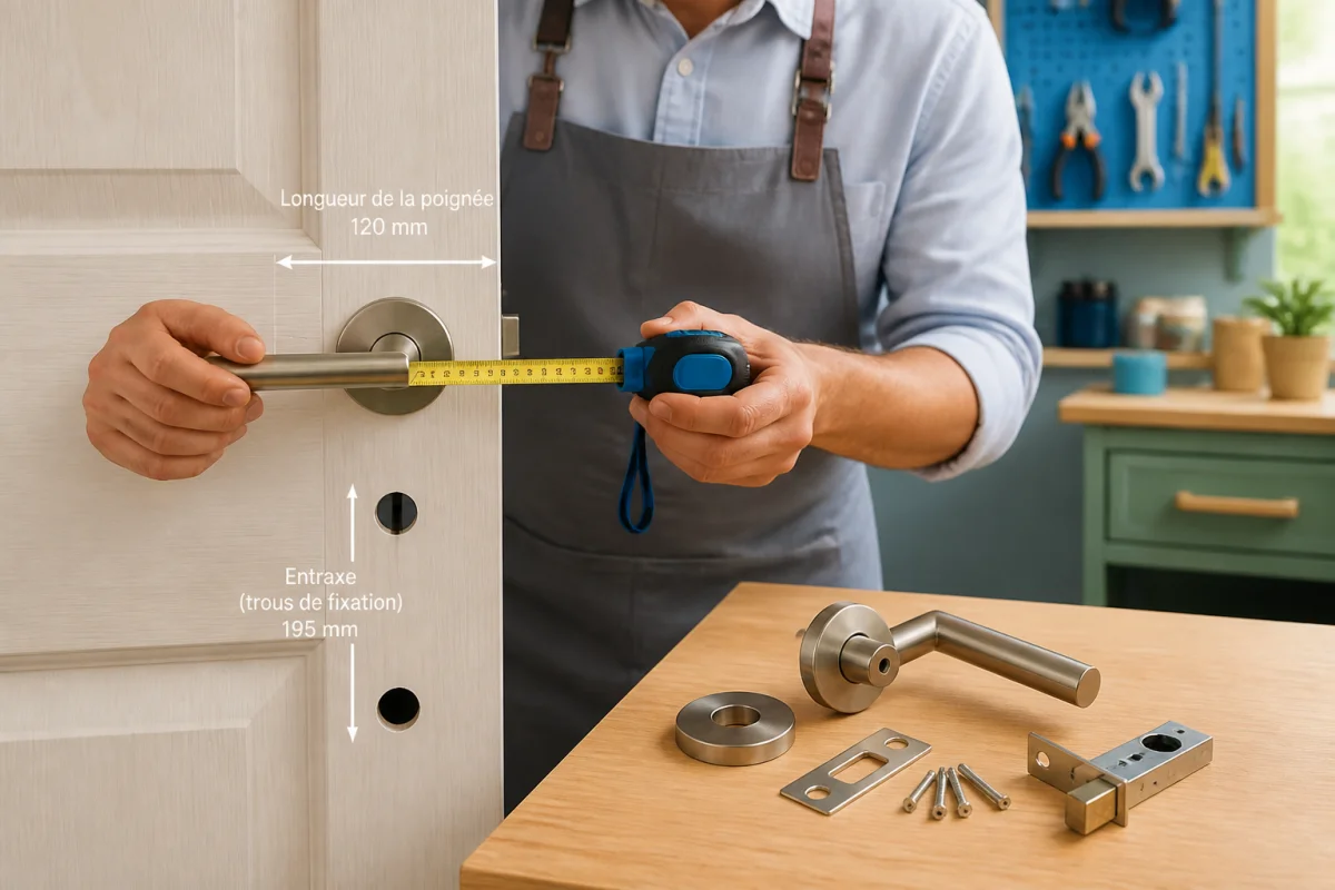 Remplacer une clenche de porte facilement et proprement