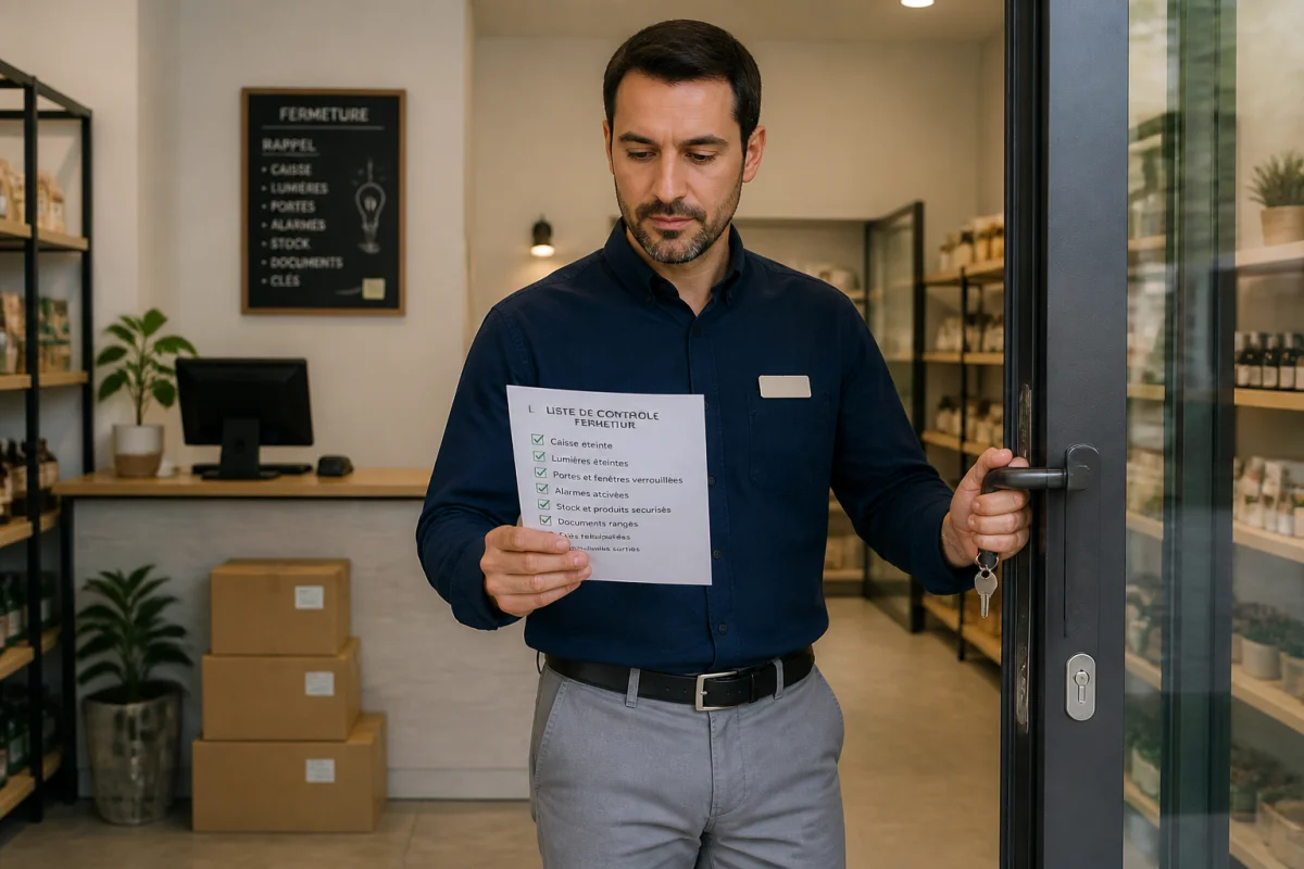 Sécuriser un local après fermeture avec les bons réflexes